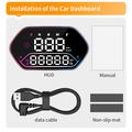 HUD GPS universale G25 con indicatore di velocità per auto e moto