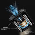 Ventilatore portatile da cintura G30 con power bank e luce LED - 15000 giri/min - Nero