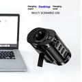 Ventilatore portatile da cintura G30 con power bank e luce LED - 15000 giri/min - Nero