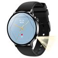 Smart Watch G34 da 1,32" AMOLED con chiamate Bluetooth, monitoraggio della salute e tracciamento della forma fisica - Nero
