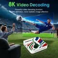 G96MAX Android 16 TV Box - Chromecast 8K, 8GB di RAM, 128GB di memoria, Wi-Fi e supporto per lo streaming 4K/8K