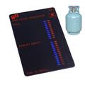 GAS-001 Indicatore di livello del serbatoio del gas propano butano GPL Indicatore magnetico della temperatura della bottiglia della roulotte Bastone di misura