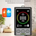 GC300 Mini Rilevatore 4 in 1 di monossido di carbonio - Monitor per CO/gas combustibili/temperatura/umidità