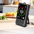 GC300 Mini Rilevatore 4 in 1 di monossido di carbonio - Monitor per CO/gas combustibili/temperatura/umidità