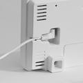 Sveglia digitale a LED GH9007 con indicatore di umidità - Nero