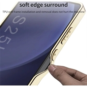 Custodia ibrida per Samsung Galaxy S25 Ultra elettroplaccata GKK - Nera