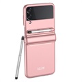 GKK Custodia ibrida per Samsung Galaxy Z Flip3 5G con penna stilo - rosa