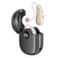 GM-362 RIC: apparecchio acustico ricaricabile per anziani - Beige / Nero