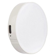 Lampada LED rotonda GODOX LR15Bi - 2800K-6500K, supporto magnetico, USB-C - Bianca