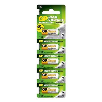Batteria GP ad alta tensione 23A/MN21 12V - 5 pz.
