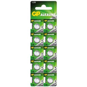 GP Mini LR44/A76 Pile alcaline a bottone - 10 pz.