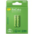 GP ReCyko 650 Batterie AAA ricaricabili 650mAh - 2 pezzi.