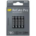 GP ReCyko Pro Batterie AAA ricaricabili 800mAh - 4 pezzi.