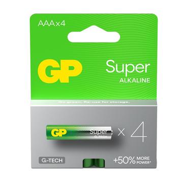 GP Super G-Tech LR03/AAA Pile alcaline 1000mAh
