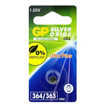 Batteria a bottone GP Ultra Plus all\'ossido d\'argento 364/SR60