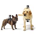 GP197 Cinghia pettorale regolabile per imbracatura per cani per action camera - Nero