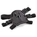 GP197 Cinghia pettorale regolabile per imbracatura per cani per action camera - Nero