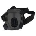 GP197 Cinghia pettorale regolabile per imbracatura per cani per action camera - Nero