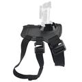 GP197 Cinghia pettorale regolabile per imbracatura per cani per action camera - Nero