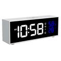 GS-8812 Sveglia con display LED a specchio e doppia sveglia - Bianco