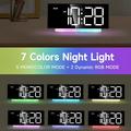 GS-G10 Orologio digitale/sveglia a doppio LED con luce notturna - Nero