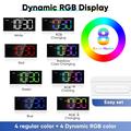 GS-G11 Sveglia digitale RGB con display LED - Bianco