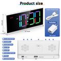 GS-G11 Sveglia digitale RGB con display LED - Bianco