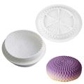 GT0028 Stampo per torte in silicone Saint Honore Blossom - 22cm - Bianco