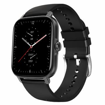 Orologio intelligente GT21 con display HD da 1.75" - Monitoraggio della frequenza cardiaca e dell\'ECG, IP67 - Nero
