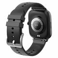 Orologio intelligente GT21 con display HD da 1.75" - Monitoraggio della frequenza cardiaca e dell\'ECG, IP67 - Nero