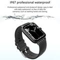 Orologio intelligente GT21 con display HD da 1.75" - Monitoraggio della frequenza cardiaca e dell\'ECG, IP67 - Nero