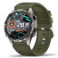 Smartwatch da esterno GT45 con lingua danese - Display HD da 1.6" - Verde
