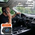 Trasmettitore/ricevitore audio Bluetooth 6.0 GT83 per auto, aereo, TV - USB-C/3.5mm - Nero