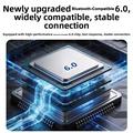 Trasmettitore/ricevitore audio 2 in 1 GT91 - Jack da 3.5mm, Bluetooth 6.0
