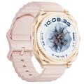 GT99 Smartwatch sportivo 2 in 1 con auricolari wireless - Oro / Rosa