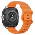 GT99 Smartwatch sportivo 2 in 1 con auricolari wireless - Argento / Arancione