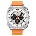 GT99 Smartwatch sportivo 2 in 1 con auricolari wireless - Argento / Arancione