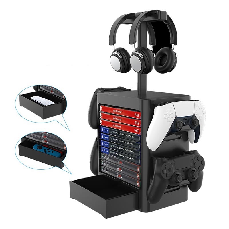 Organizzatore di accessori di gioco con supporto per cuffie JYSNS199