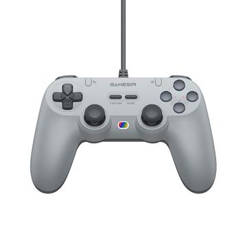 GameSir T3 Lite Controller di gioco con cavo per PC/Steam/Switch/Android/iOS - Grigio