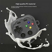Custodia per Samsung Galaxy Buds 4/4 Pro in stile controller da gioco con moschettone e strumento di pulizia - Grigio