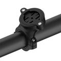 Staffa di montaggio per computer da bici Garmin Edge MTB/1050/840/540 con slot AirTag - Nero