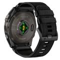 Cinturino Garmin Fenix Tech-Protect in nylon classico - 51mm - Nero