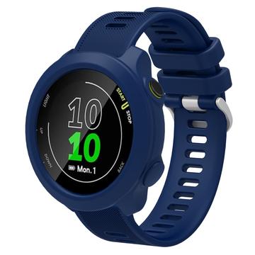 Cinturino di Ricambio in Silicone con Telaio Integrato Garmin Forerunner 158 - Blu