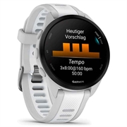 Smartwatch Garmin Forerunner 165 Music - 43mm - Bianco