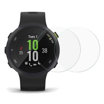 Pellicola salvaschermo in vetro temperato per Garmin Forerunner 45 Plus - Trasparente - 2 Pz.