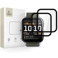 Pellicola protettiva Garmin Venu X1 Tech-Protect Glass Flex+ Hybrid - 2 pz. - Bordo nero