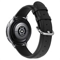 Cinturino in Vera Pelle Samsung Galaxy Watch Active2 - 44mm - Nero