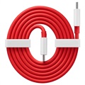 Cavo Tipo-C OnePlus Warp Charge 5461100012 - 1.5m - Rosso / Bianco