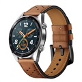 Huawei Watch GT Perforated Genuine Leather Strap - Brown