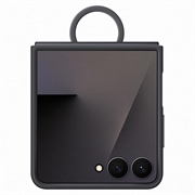 Samsung Galaxy Z Flip7 Cover in Silicone con Anello EF-PF766TBEGWW - Nera